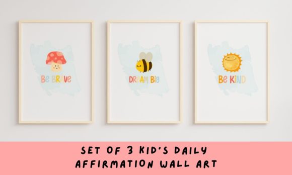 Children's Daily Affirmation Wall Art: Your Complete Design Toolkit