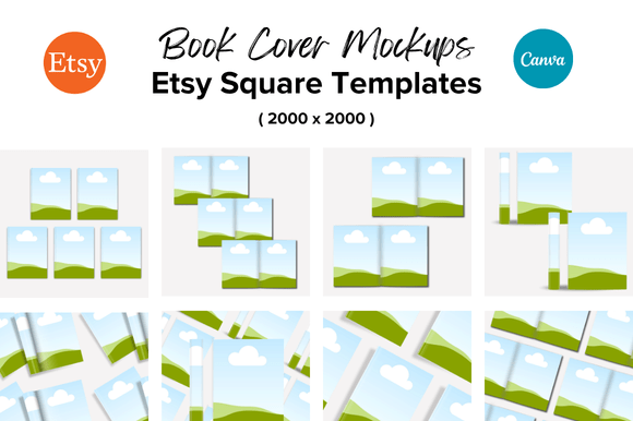 Elevate Your Etsy Shop with These 30 Book Cover Mockups