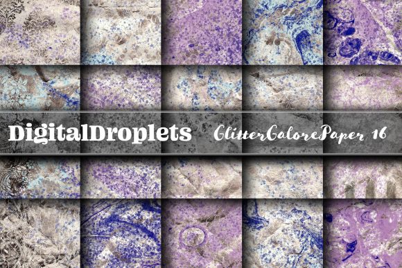 Glitter Galore Papers V. 16 | Collection: Textured Elegance for Every Project