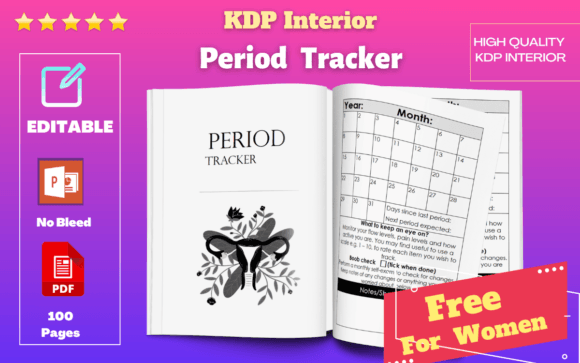 Period Journal Tracker Log KDP Interior: A Practical Design Asset