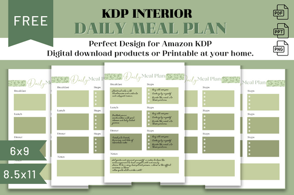 Streamline Your Wellness with the Daily Meal Plan Printable
