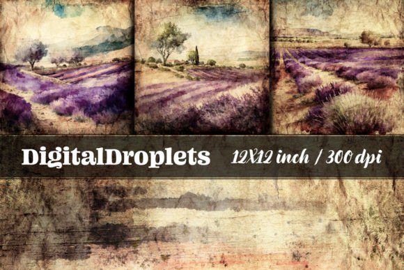 Timeless Textures: Unlocking the Potential of Vintage Lavender Fields Vol. 3